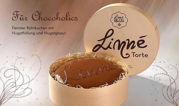 Linné Torte - für Chocoholics - Feinster Rührkuchen mit Nougatfüllung und Nougatglasur
